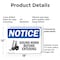 Signmission Sound Horn Before Entering, 18 in W x Rectangle, Plastic OS-2PACK-NS-P-1218-L-16592 - alternate 8